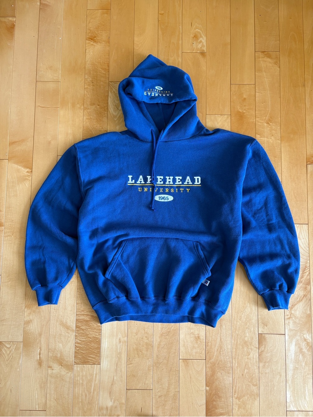 Vintage Russell Athletic Lakehead University boxy hoodie
